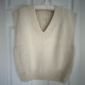 Jaggery London Lunes Vest in Milk